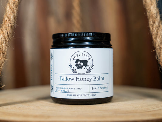 Grass Fed Tallow Honey Balm