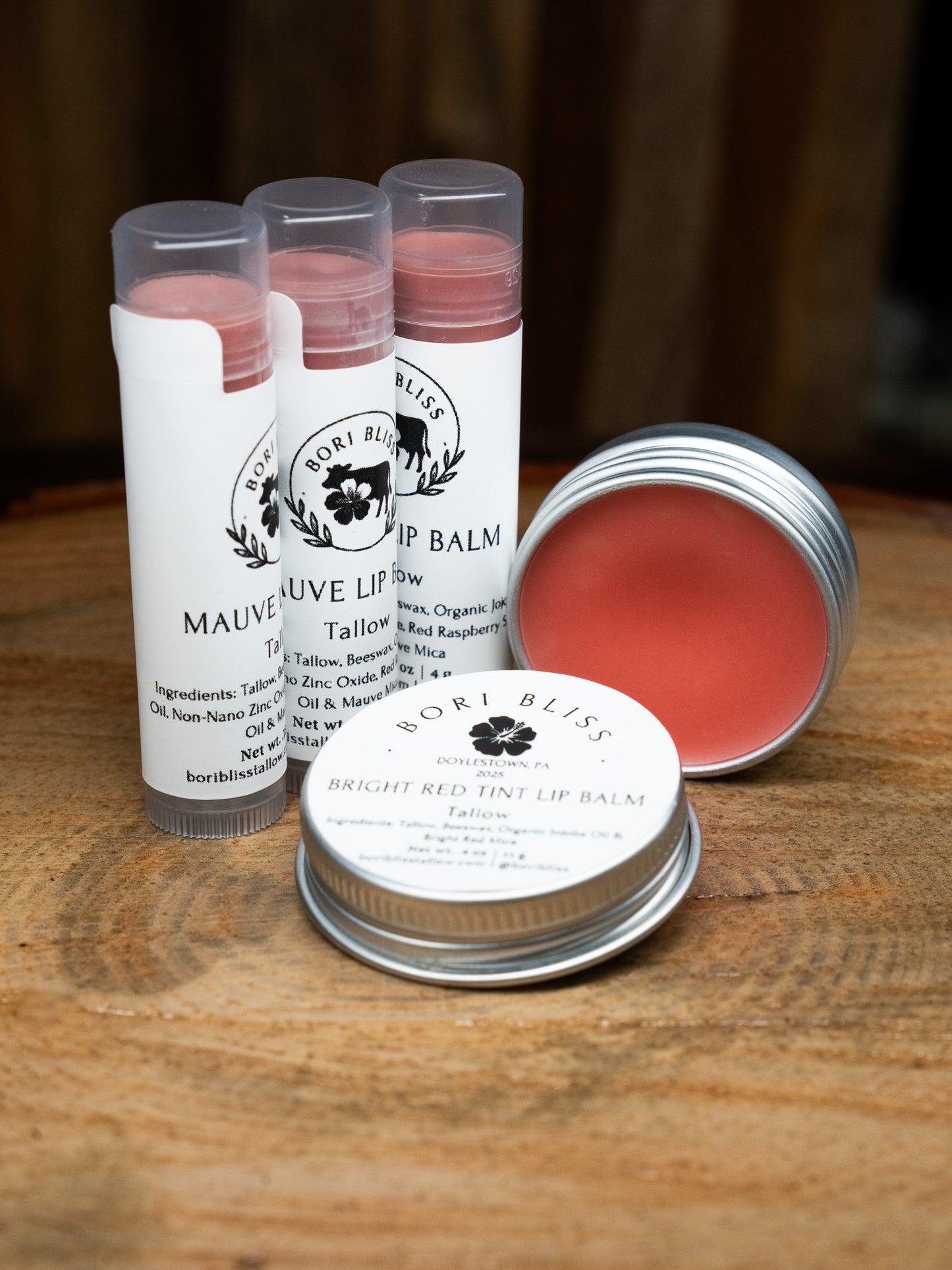 Tallow Lip Balm Tinted Tube