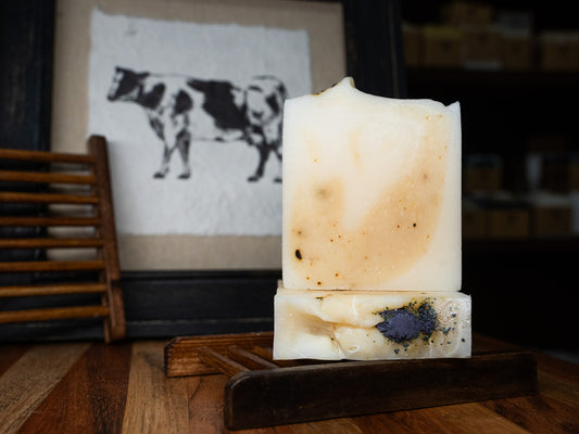 Tallow Butterfly Pea Lemongrass Soap