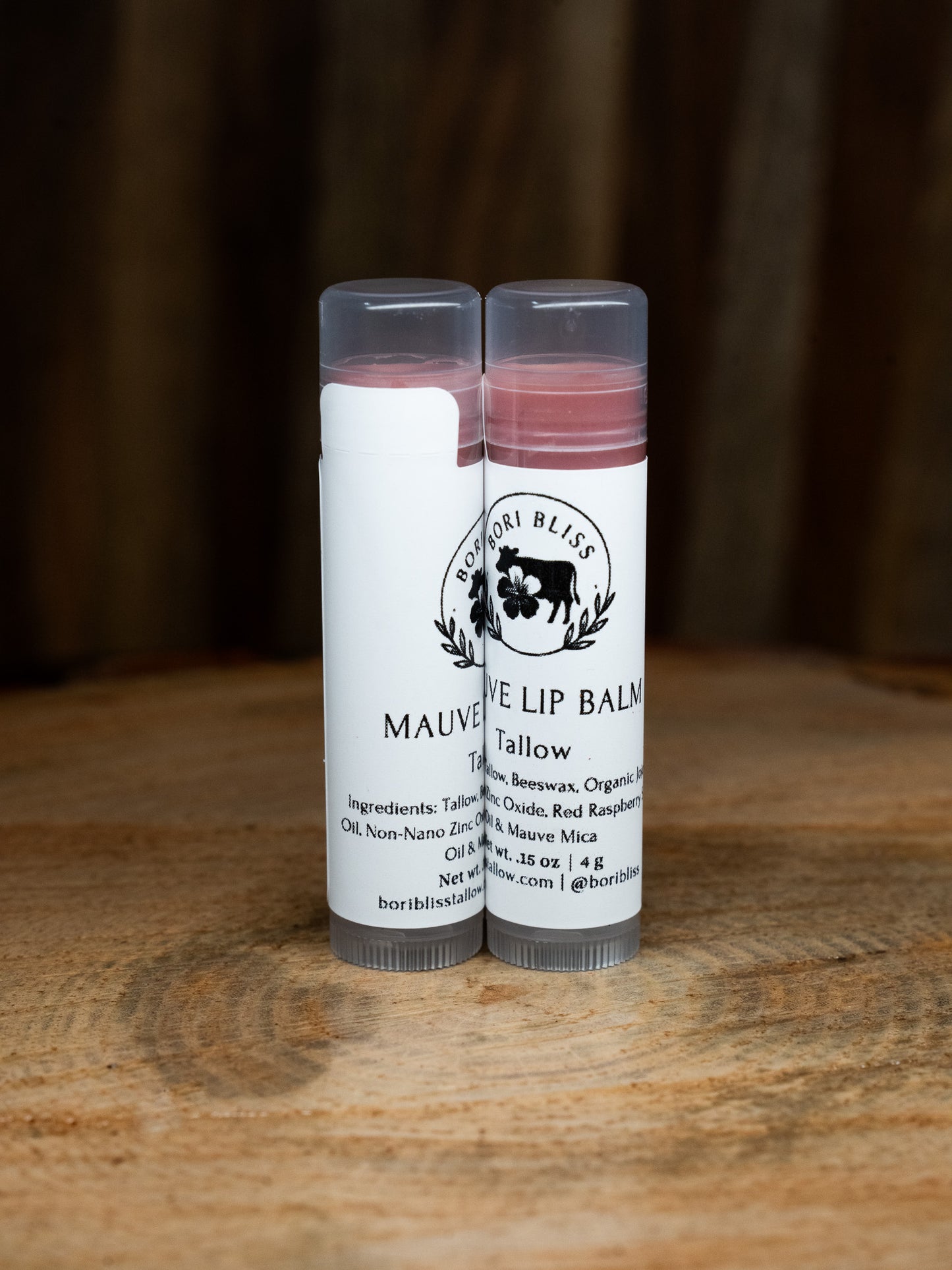 Tallow Lip Balm Tinted Tube