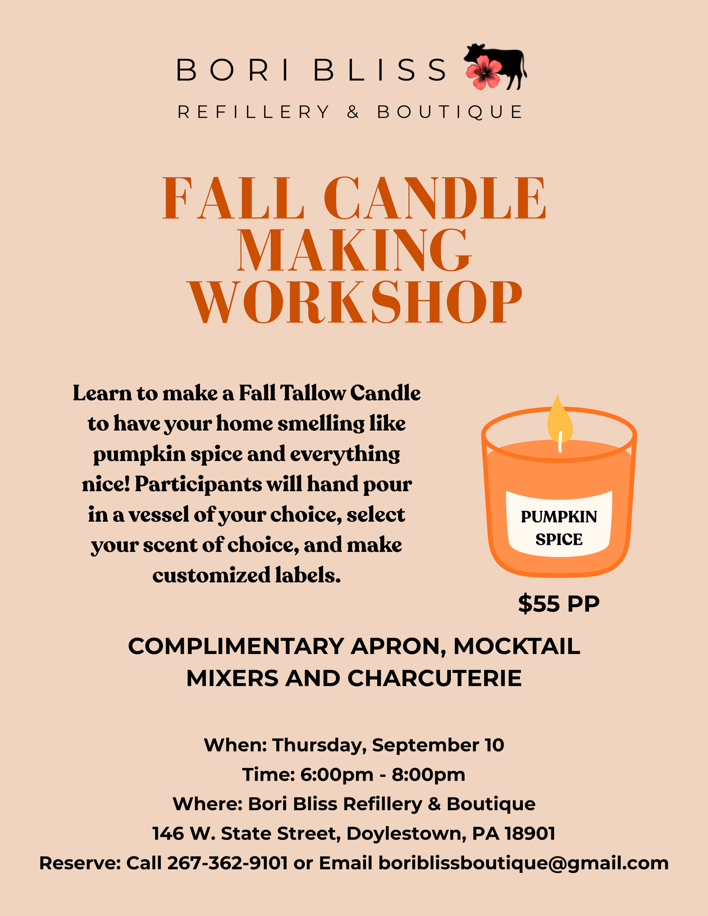 Fall Candle Workshop